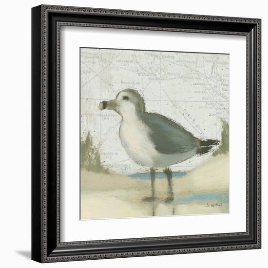 Beach Bird II-James Wiens-Framed Art Print