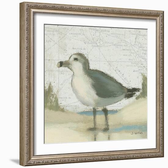 Beach Bird II-James Wiens-Framed Art Print