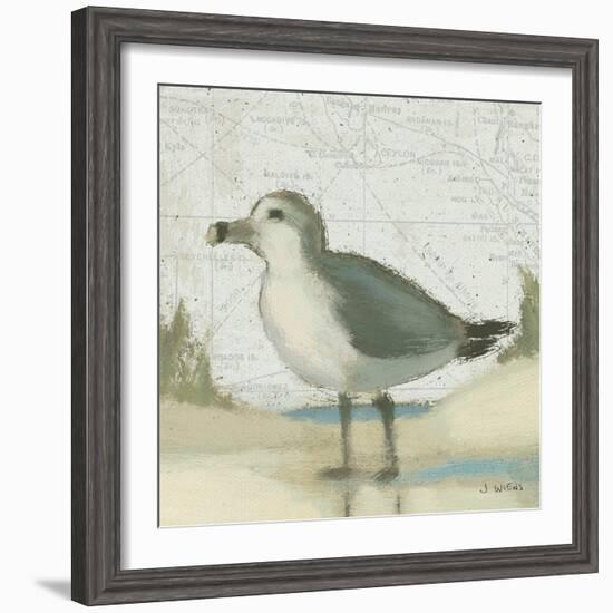 Beach Bird II-James Wiens-Framed Art Print