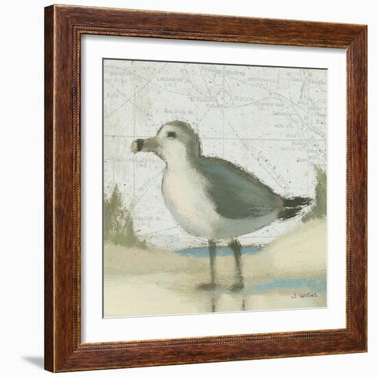 Beach Bird II-James Wiens-Framed Art Print