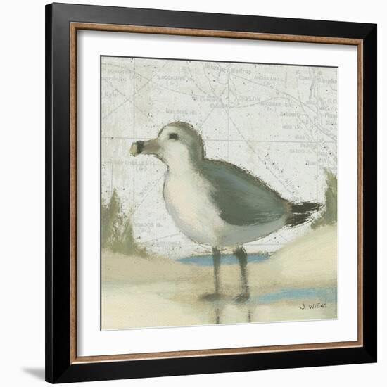 Beach Bird II-James Wiens-Framed Art Print