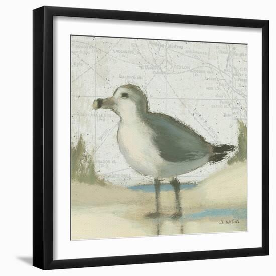 Beach Bird II-James Wiens-Framed Art Print