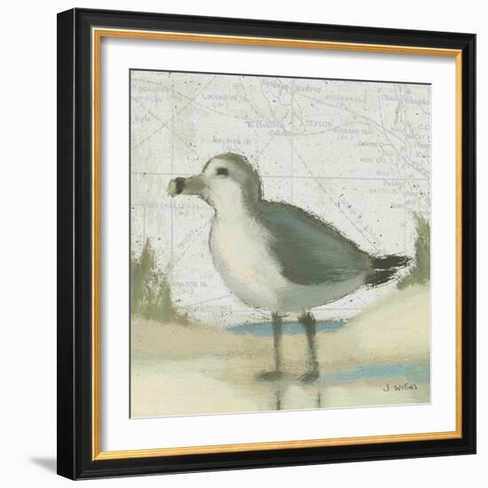 Beach Bird II-James Wiens-Framed Art Print