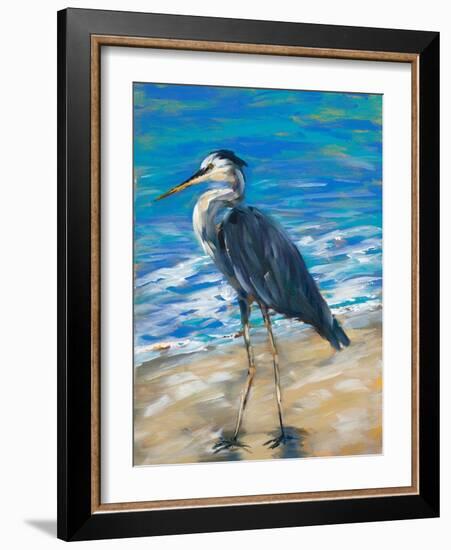 Beach Bird II-Julie DeRice-Framed Art Print