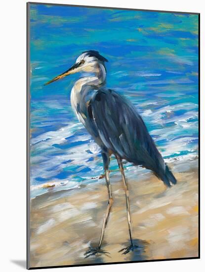 Beach Bird II-Julie DeRice-Mounted Art Print