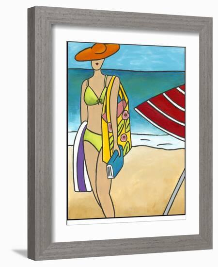 Beach Blanket Baby I-Chariklia Zarris-Framed Art Print