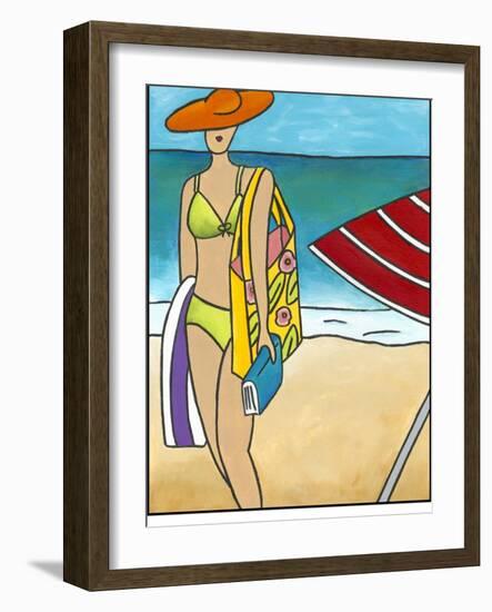 Beach Blanket Baby I-Chariklia Zarris-Framed Art Print