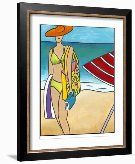 Beach Blanket Baby I-Chariklia Zarris-Framed Art Print