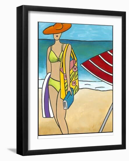 Beach Blanket Baby I-Chariklia Zarris-Framed Art Print