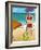 Beach Blanket Baby II-Chariklia Zarris-Framed Art Print