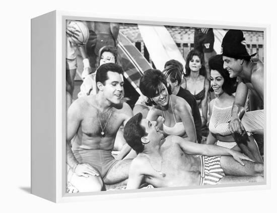 Beach Blanket Bingo-null-Framed Stretched Canvas