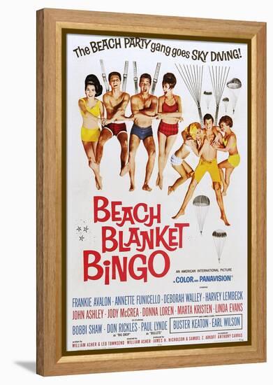 Beach Blanket Bingo-null-Framed Stretched Canvas