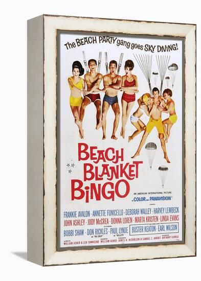 Beach Blanket Bingo-null-Framed Stretched Canvas