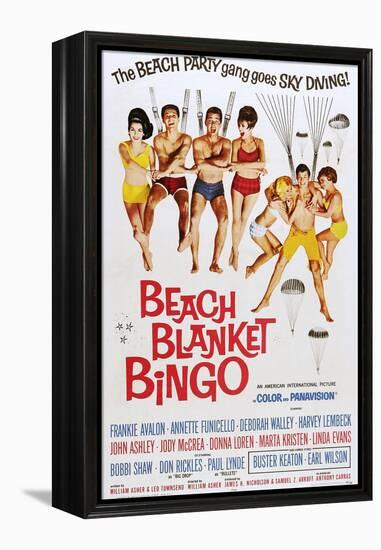 Beach Blanket Bingo-null-Framed Stretched Canvas