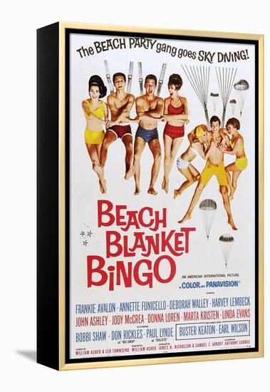 Beach Blanket Bingo-null-Framed Stretched Canvas