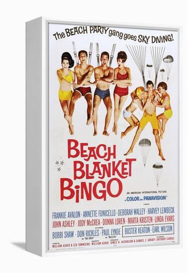 Beach Blanket Bingo-null-Framed Stretched Canvas