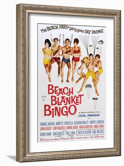 Beach Blanket Bingo-null-Framed Art Print