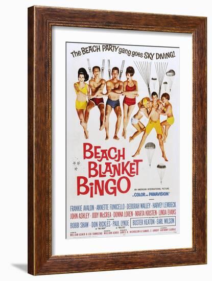 Beach Blanket Bingo-null-Framed Art Print