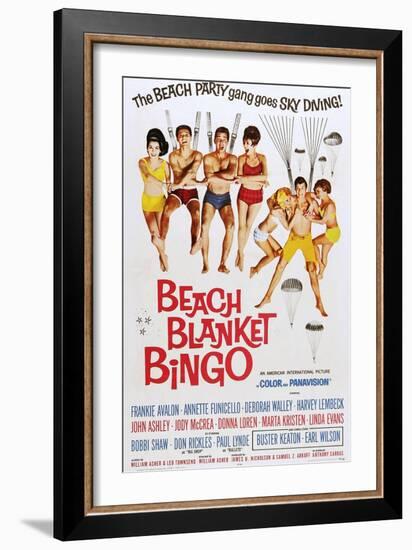 Beach Blanket Bingo-null-Framed Art Print