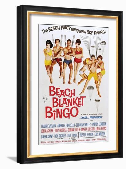 Beach Blanket Bingo-null-Framed Art Print