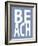 Beach Blue-Jamie MacDowell-Framed Art Print