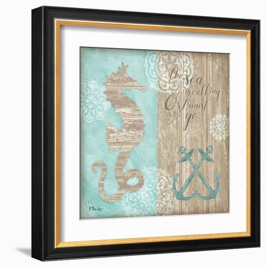 Beach Boardwalk I-Paul Brent-Framed Art Print