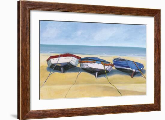 Beach Boats, St. Ives-Jane Hewlett-Framed Art Print