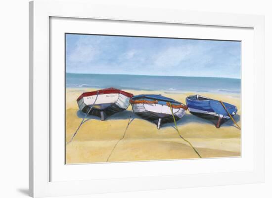 Beach Boats, St. Ives-Jane Hewlett-Framed Art Print