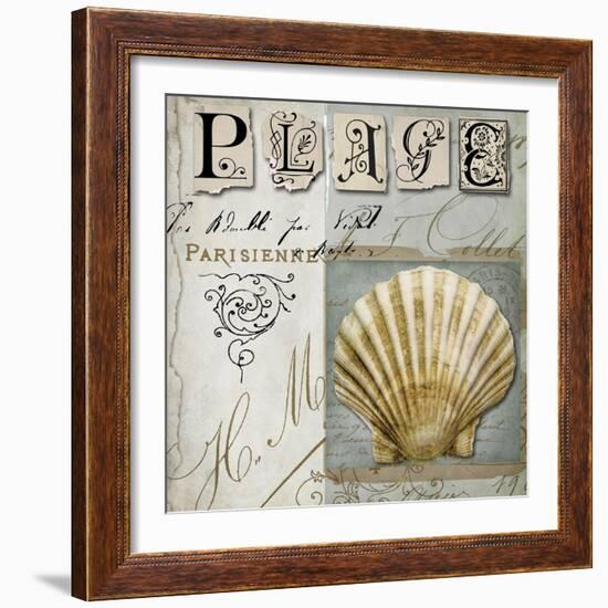 Beach Book I-Color Bakery-Framed Giclee Print