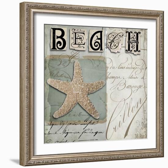 Beach Book II-Color Bakery-Framed Giclee Print