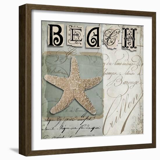 Beach Book II-Color Bakery-Framed Giclee Print