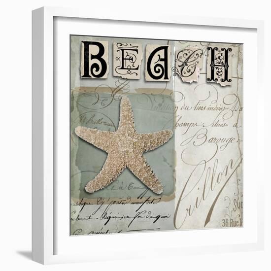 Beach Book II-Color Bakery-Framed Giclee Print