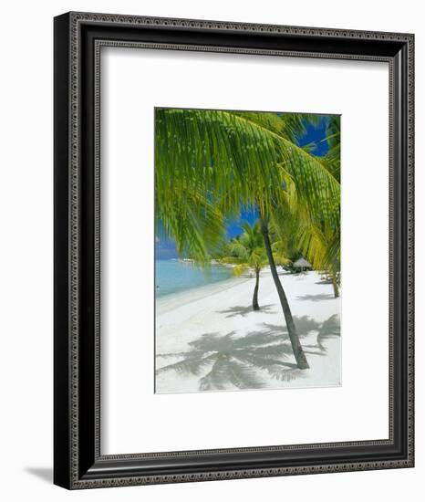 Beach, Bora Bora (Borabora), Society Islands, French Polynesia, South Pacific Islands, Pacific-Sylvain Grandadam-Framed Photographic Print