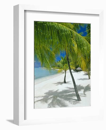 Beach, Bora Bora (Borabora), Society Islands, French Polynesia, South Pacific Islands, Pacific-Sylvain Grandadam-Framed Photographic Print