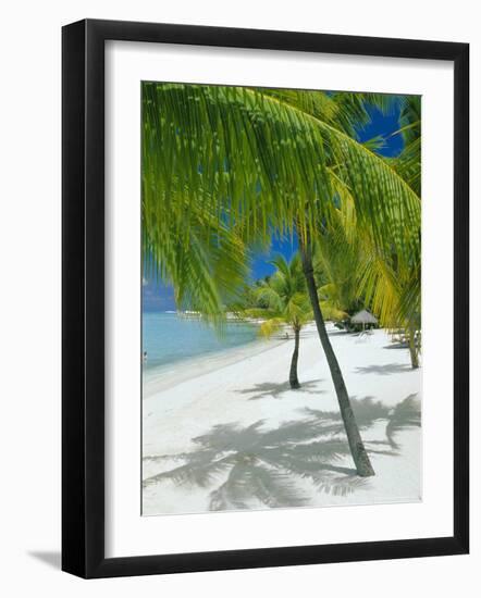 Beach, Bora Bora (Borabora), Society Islands, French Polynesia, South Pacific Islands, Pacific-Sylvain Grandadam-Framed Photographic Print