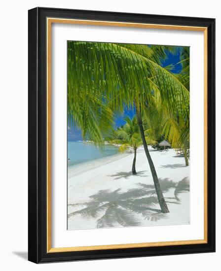 Beach, Bora Bora (Borabora), Society Islands, French Polynesia, South Pacific Islands, Pacific-Sylvain Grandadam-Framed Photographic Print