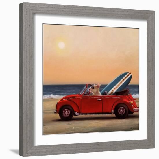 Beach Bound-Lucia Heffernan-Framed Art Print