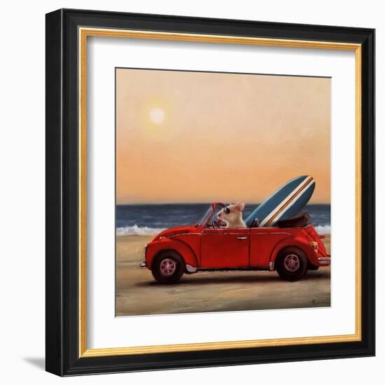 Beach Bound-Lucia Heffernan-Framed Art Print