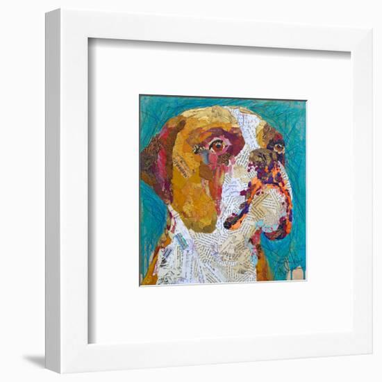 Beach Boxer-null-Framed Art Print