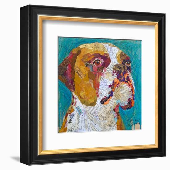 Beach Boxer-null-Framed Art Print