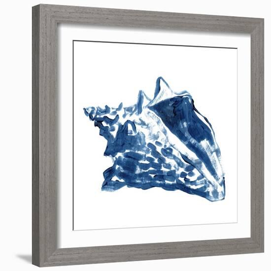 Beach Brushwork III-June Vess-Framed Art Print