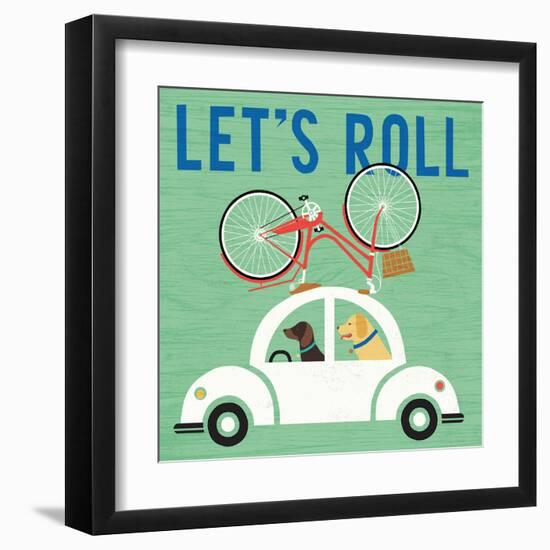 Beach Bums Beetle II-Michael Mullan-Framed Art Print