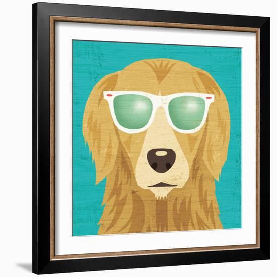 Beach Bums Golden I-Michael Mullan-Framed Art Print