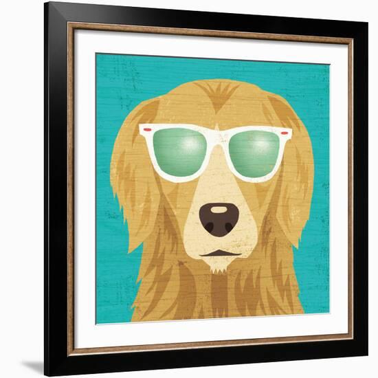 Beach Bums Golden I-Michael Mullan-Framed Giclee Print