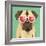 Beach Bums Pug I-Michael Mullan-Framed Art Print