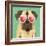 Beach Bums Pug I-Michael Mullan-Framed Art Print