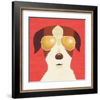 Beach Bums Terrier I-Michael Mullan-Framed Art Print