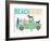 Beach Bums Truck I-Michael Mullan-Framed Art Print