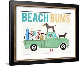 Beach Bums Truck I-Michael Mullan-Framed Art Print