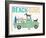 Beach Bums Truck I-Michael Mullan-Framed Art Print